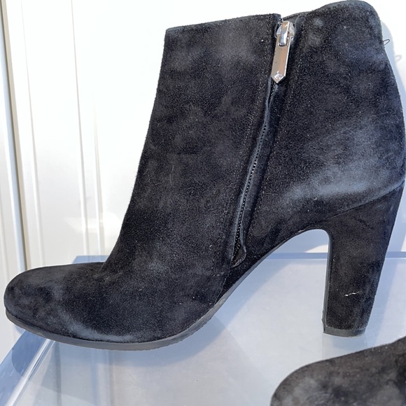 Sam Edelman Black Suede Booties - Picture 6 of 11